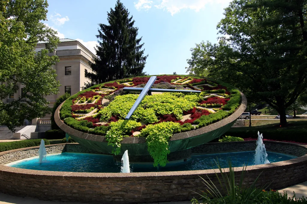 Kentucky Floral Clock ，Frankfort, Kentucky
