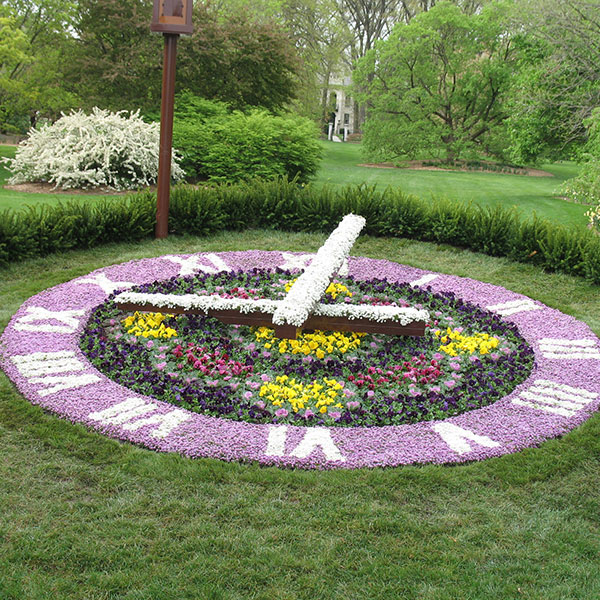 Flower Clock, Garden Floral clocks fc003