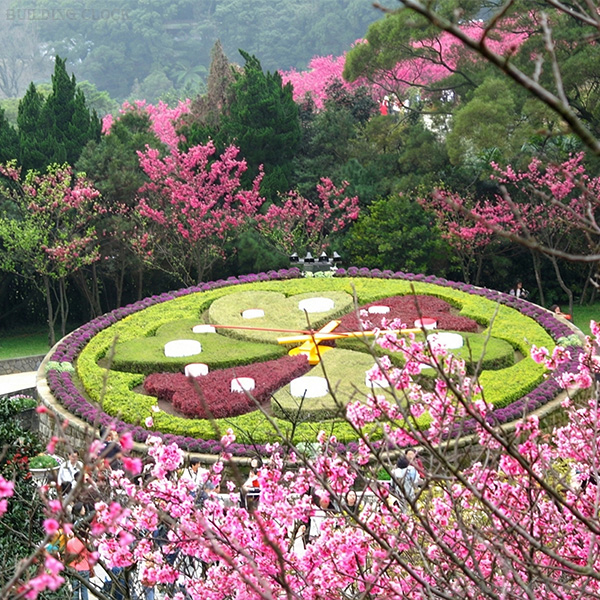 Mountain Park Floral Clock Landmark for Civic Parks, Public Gardens & Visitor Wayfinding